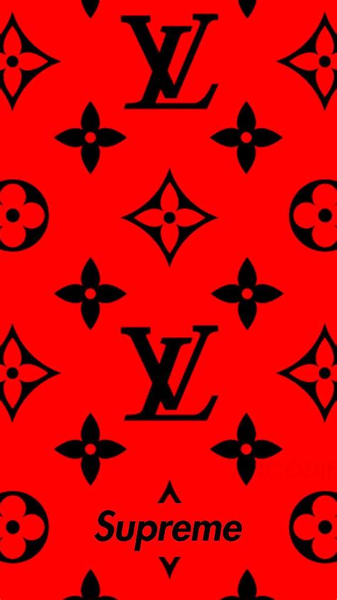 red lv supreme wallpaper|louis vuitton supreme live wallpaper.